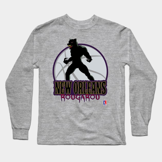 New Orleans Rougarou New Orleans Long Sleeve T Shirt TeePublic